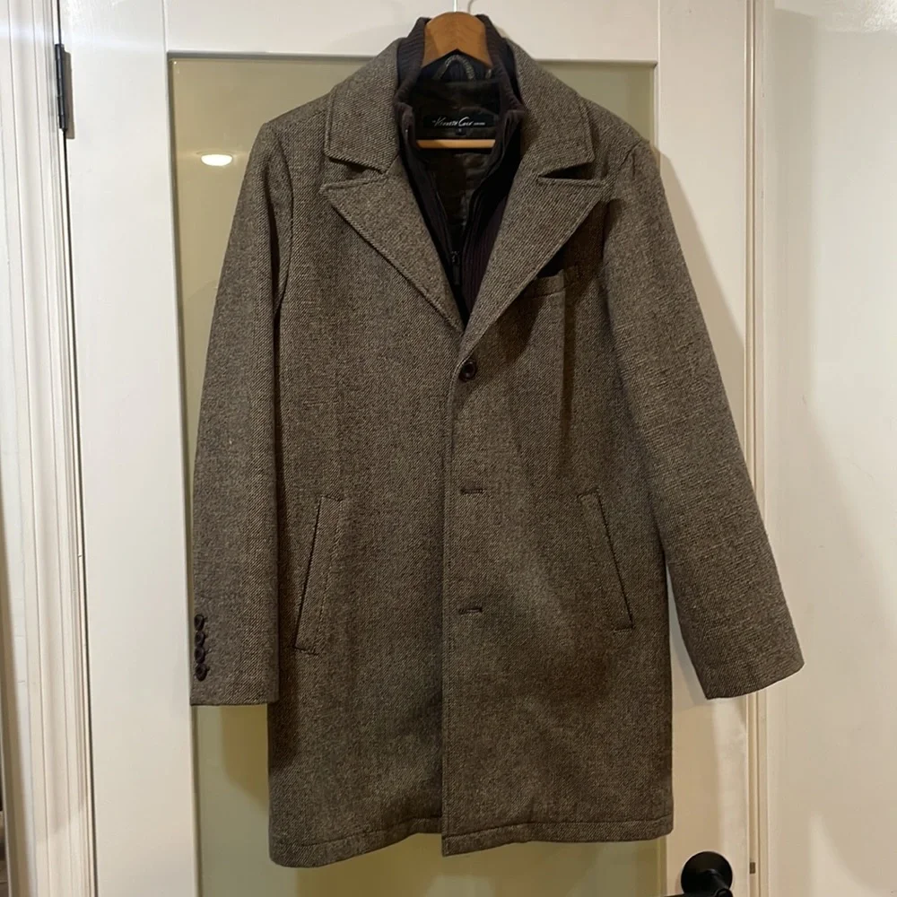 Kennth Cole tailored pea coat - Picture 4 of 5